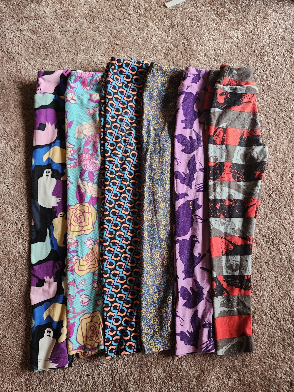 LuLaRoe Girls Leggings Lot – 15 Pairs – Size S/M